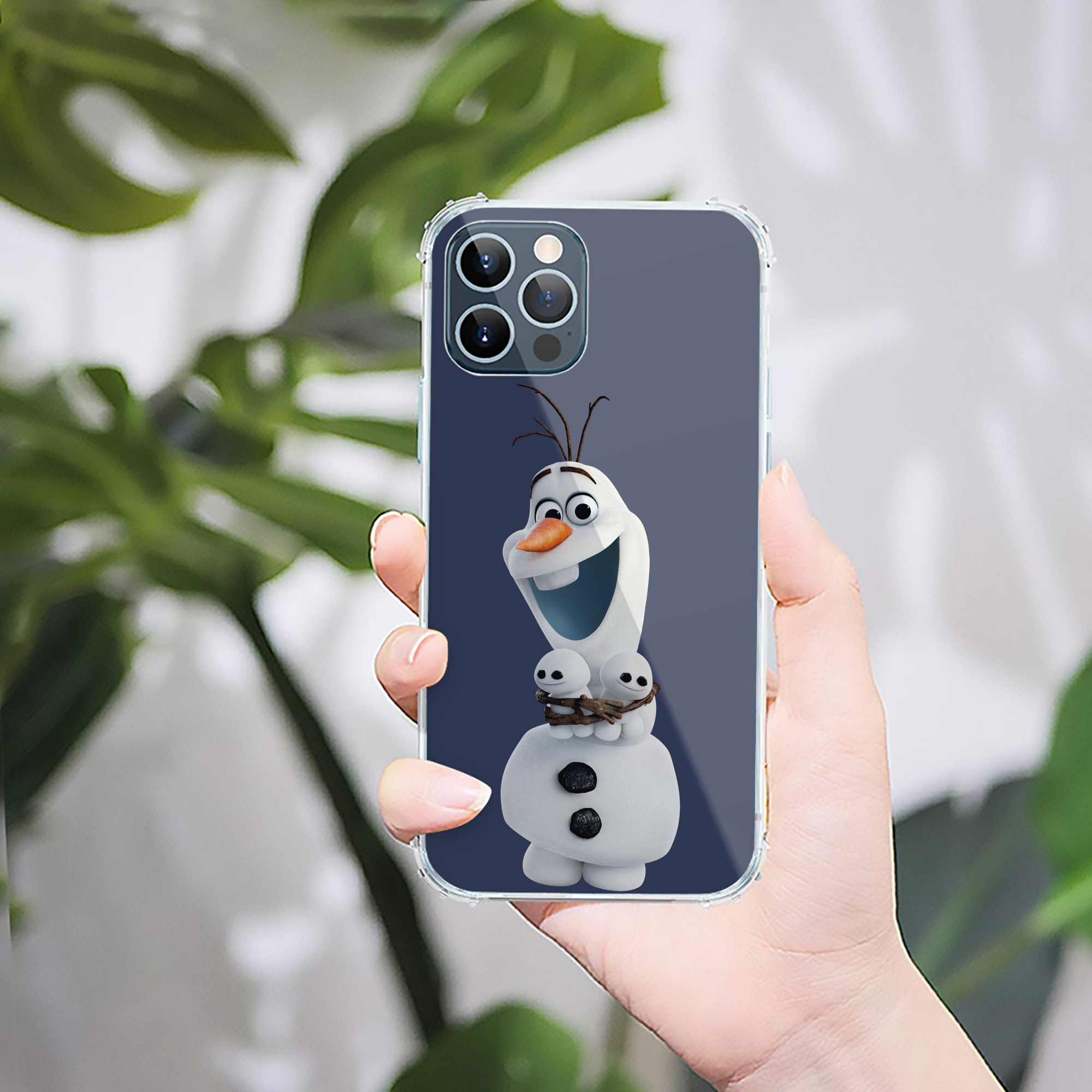 （画像用） アナと雪の女王 アンナ エルサ Frozen Anna Elsa 【iPhone 12シリーズ対応】透明スマホケース（クリアソフトケース）